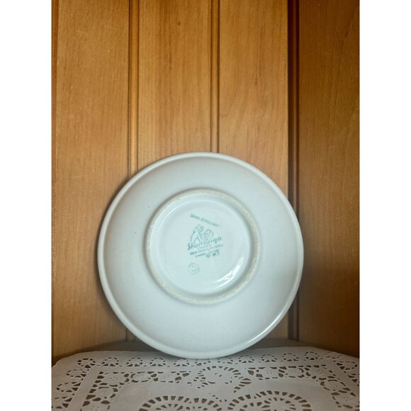 Shenango Restaurant Ware Teacup Saucer Set Vintage Retro Diner Chunky Pink Ombre - Picture 8 of 8